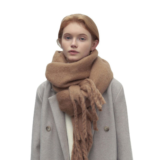 All-match Soft Glutinous Idle Style Thermal Long Scarf - DanaFashionstore