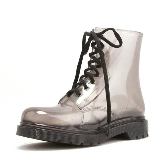 Transparent glitter rain boots - DanaFashionstore