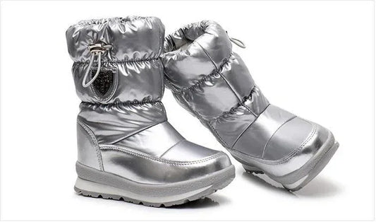 Children's Parent Child Snow Boots Girls Wool Winter Boots - DanaFashionstore