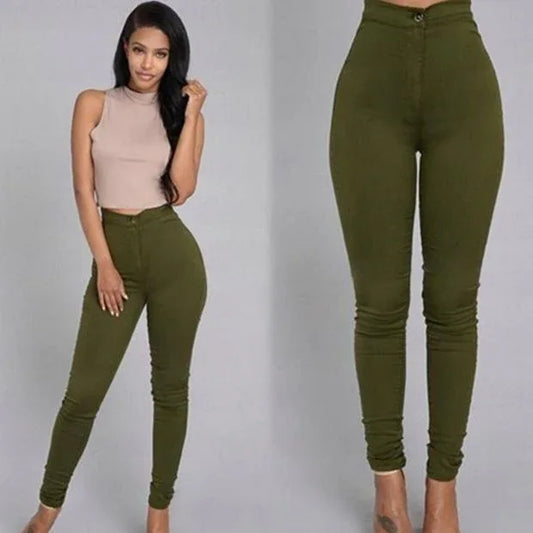 Fashion elastic jeans women leggings ladies - DanaFashionstore