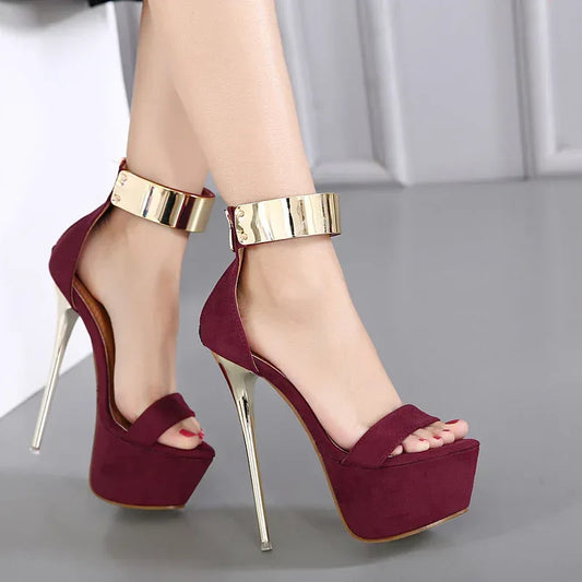 Fashionable New Waterproof Platform Stiletto Heel - DanaFashionstore