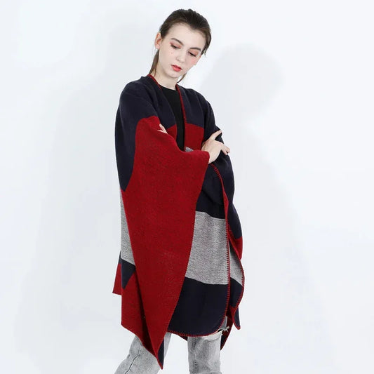 Women's Jacquard Silver Silk Shawl - DanaFashionstore