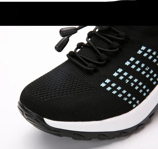 Women's Spring And Summer New Casual Flying Knit Sneakers - DanaFashionstore