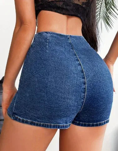 Slim-fit Denim Skirt Shorts For Women - DanaFashionstore