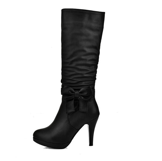 Bow with round head Martin boots - DanaFashionstore