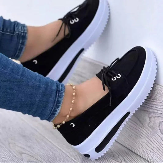 Casual Shoes Fashion Platform Heel Platform Peas Loafers - DanaFashionstore