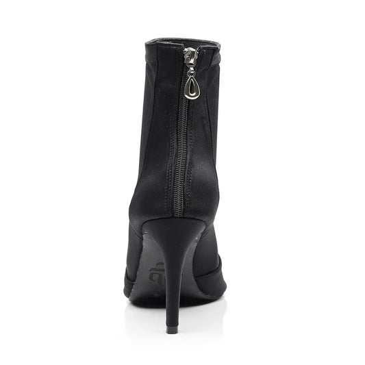 Black Elastic Latin Dance Shoes - DanaFashionstore
