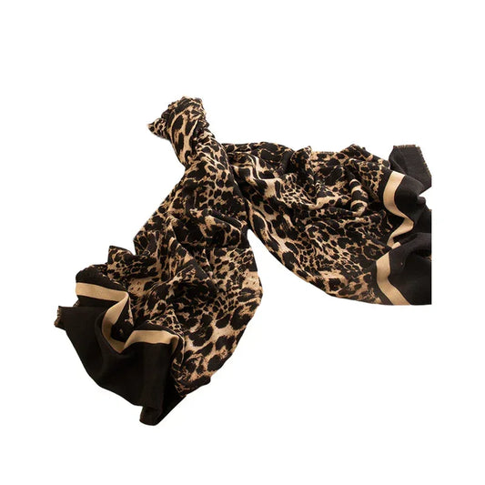 Leopard Print Artificial Cashmere Scarf Women's Warm Scarf Winter - DanaFashionstore