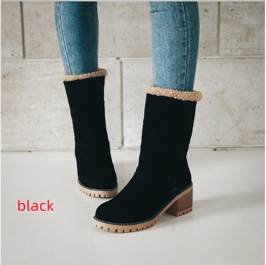 FUR ANKLE BOOTS - DanaFashionstore