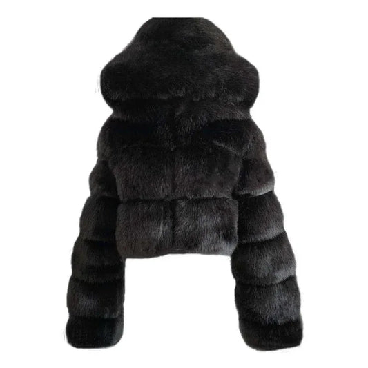 New Winter Faux Fur Coat for Women - DanaFashionstore