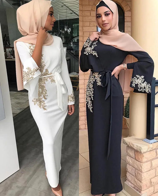 Muslim embroidered dress - DanaFashionstore