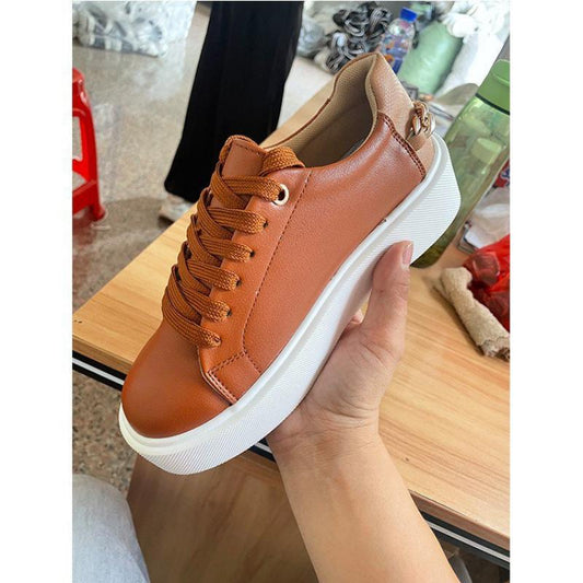 Sneakers Casual Women's White Shoes - DanaFashionstore