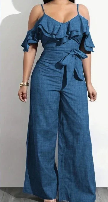Solid Color Loose Casual Jumpsuit 2026 - Comfortable Everyday Jumpsuit - DanaFashionstore