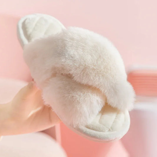 Women's Fashion Casual Home Indoor Plush Slippers - DanaFashionstore