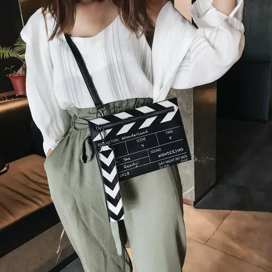 Movie Prop Design Pu Leather Casual Women's Clutch Envelope Bag Women Shoulder Bags Crossbody Messener Bag - DanaFashionstore