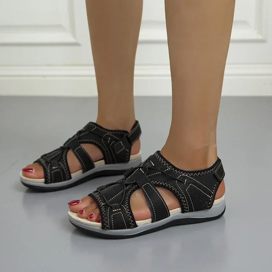 Women's New Low Cut Round Toe Casual Beach Sandals - DanaFashionstore