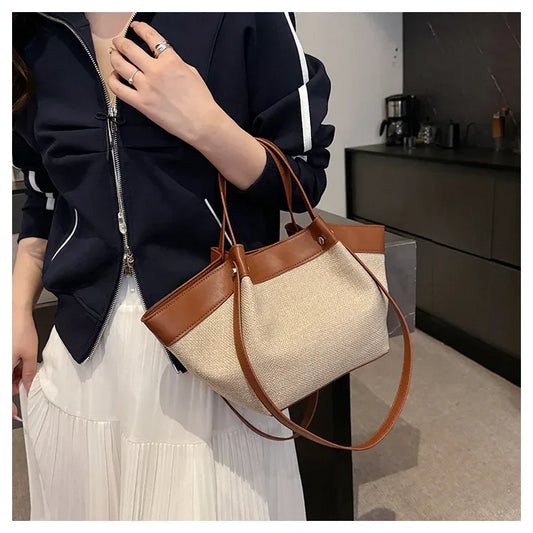 Women's Large-capacity Casual Pleated Tote Handbag - DanaFashionstore