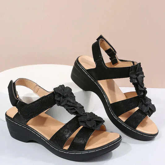 Fish Toe Sandals With Hollow Wedges - DanaFashionstore