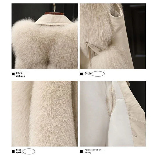 Fur Vest Short Coat 2026 - Patchwork Fox Fur Jacket Women's Warm Vest - DanaFashionstore