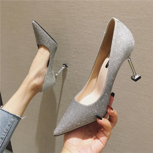 Gradient Sexy Pointed French Stiletto High Heels - DanaFashionstore