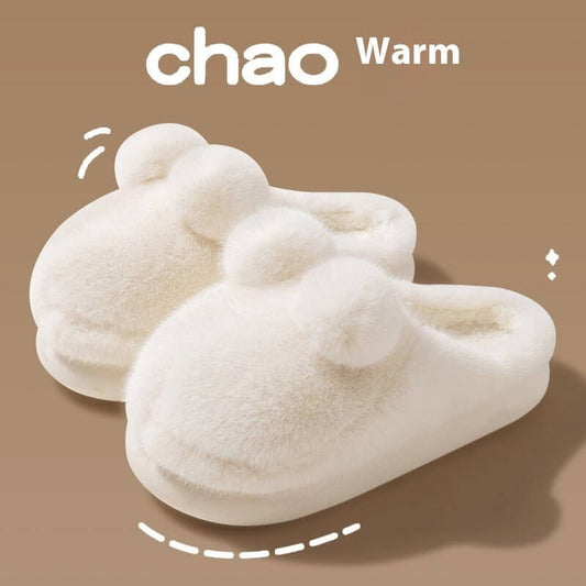 Cute Rabbit Indoor Home With Velvet Warmth Baotou EVA Anti Slip Slippers $49.50 Dana Fashion Color: Khaki Shoe size: 36or37 Women's shoes Overview: Unique design, stylish and beautiful. Good material, comfortable feet. A variety of colors, any choice. Spe