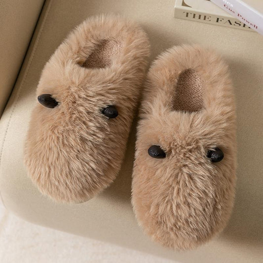 Warm Home Thick Soled Woolen Slippers - DanaFashionstore