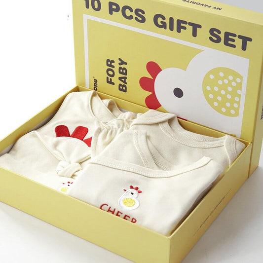 Maternal and Baby Supplies Full Moon Baby Baby Clothes Cotton Ten-piece Suit $89.50 Dana Fashion style: Bear Baby Clothing Product information: Style: all-match Applicable gender: neutral/male and female Gift box content: clothing + accessories / supplies