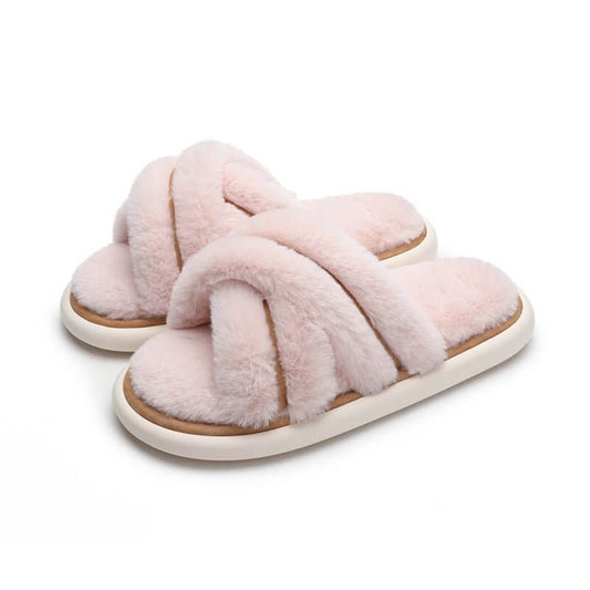 Women's Poop Resistant Dirt Resistant Non Slip Cotton Slippers $49.50 Dana Fashion Color: 6884 Cherry Blossom Powder Size: 36to37 Women's shoes Product information: Pattern: solid color Inner material: artificial wool Color: Cherry blossom powder, corn ye