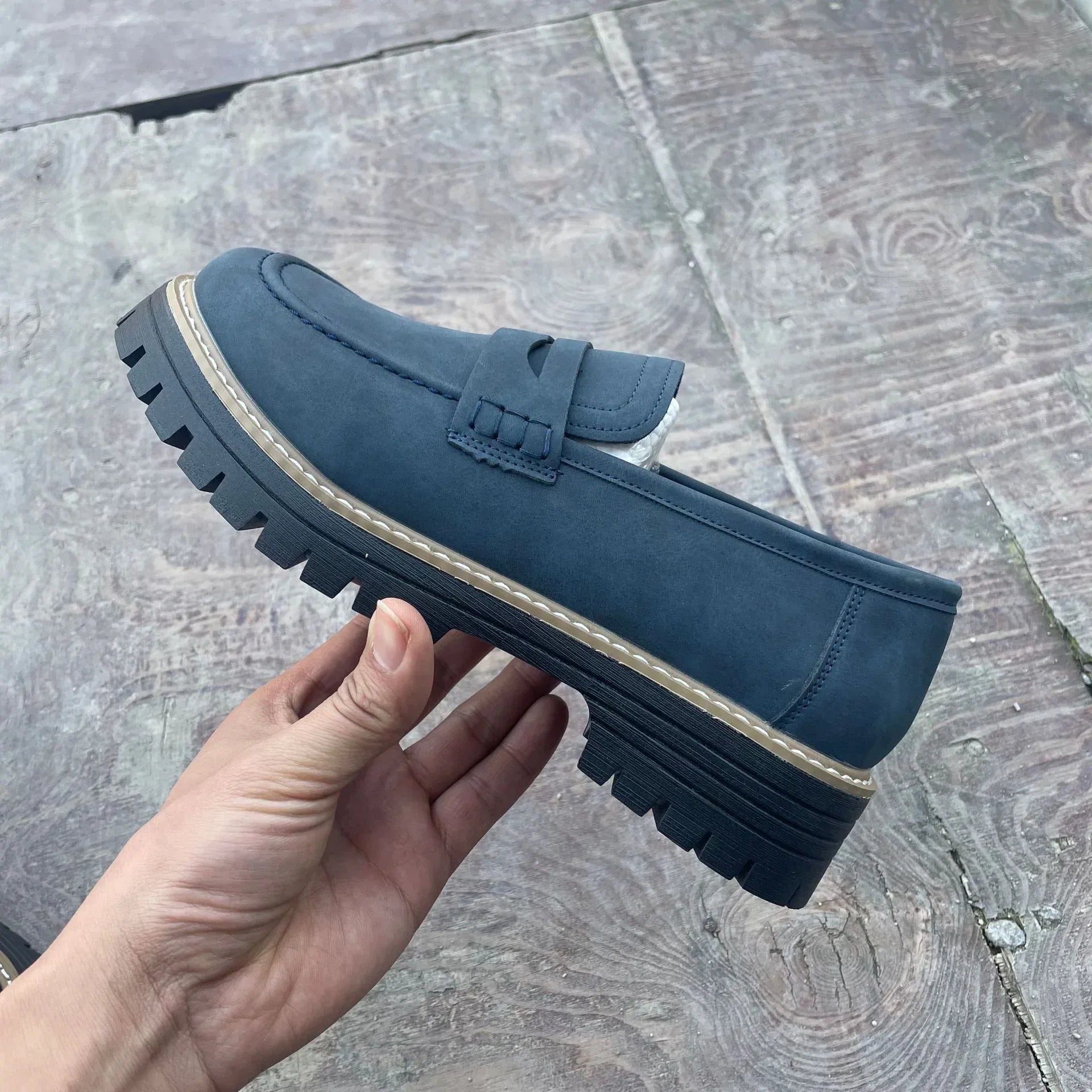 Leather Plus Size Casual Women's Shoes - DanaFashionstore