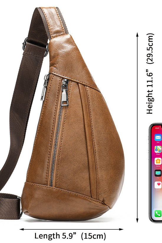 Shoulder Bag Leather Chest Bag Shoulder Messenger