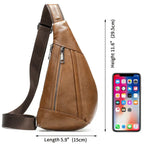 Shoulder Bag Leather Chest Bag Shoulder Messenger - DanaFashionstore
