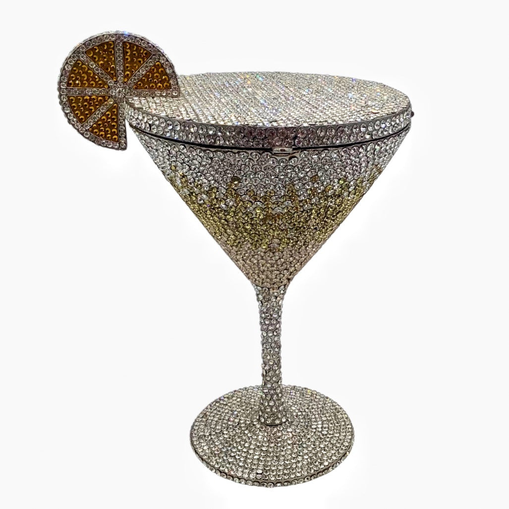 Cocktail Goblet Diamond Dinner Hand Bag - Dana Fashion