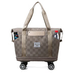Large Capacity Travel Bags Dry Wet Separation Expansion Double Layer Luggage Totes Women - DanaFashionstore