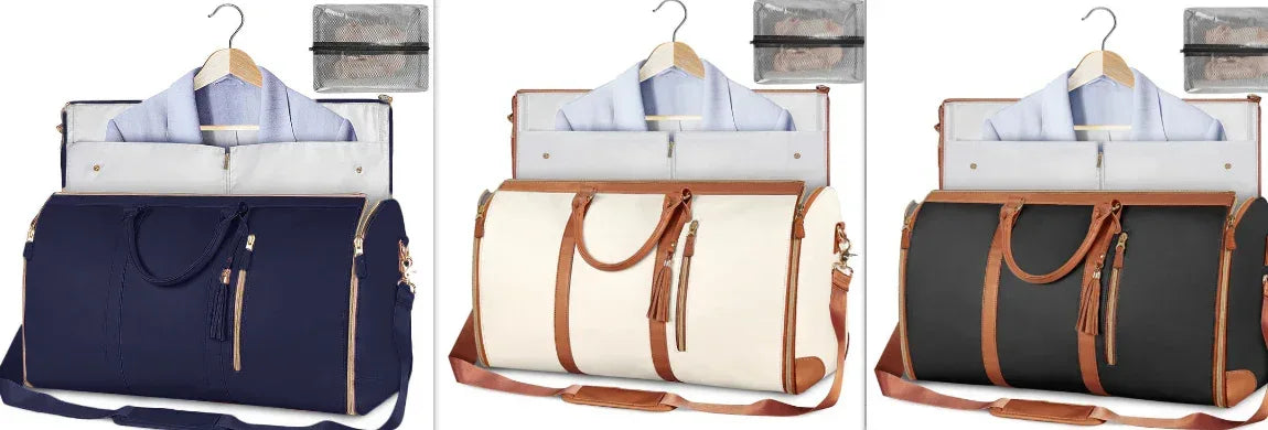 Large Capacity Travel Duffle Bag Women's Handbag Folding Suit Bag Waterproof Clothes Totes - DanaFashionstore