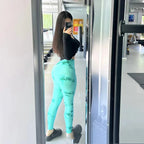 Tie-dye Yoga Pants Cropped High-waisted Butt-lifting - DanaFashionstore