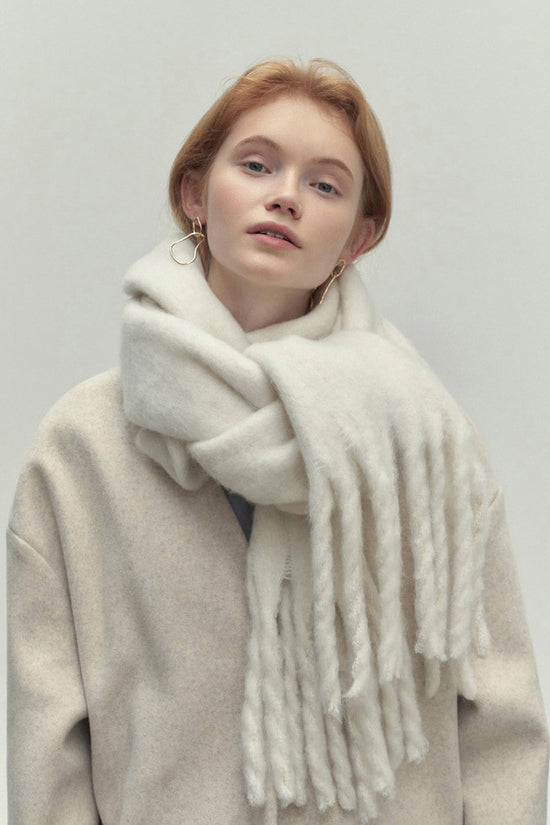 All-match Soft Glutinous Idle Style Thermal Long Scarf