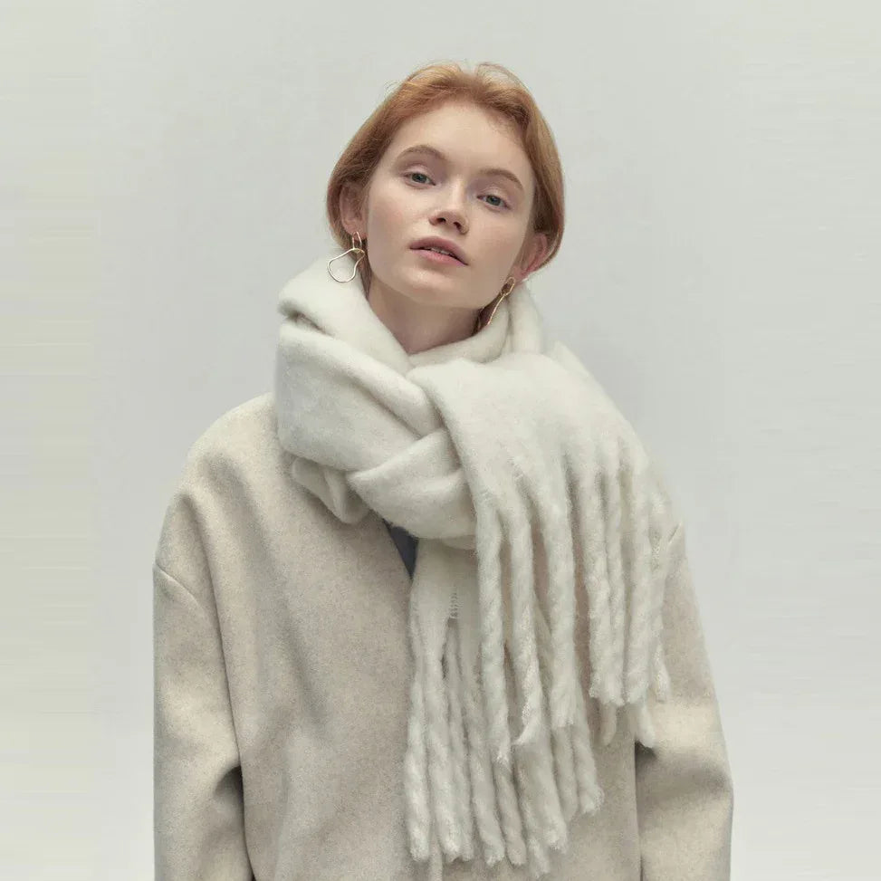 All-match Soft Glutinous Idle Style Thermal Long Scarf - DanaFashionstore