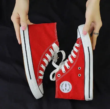 High-top canvas shoes - DanaFashionstore