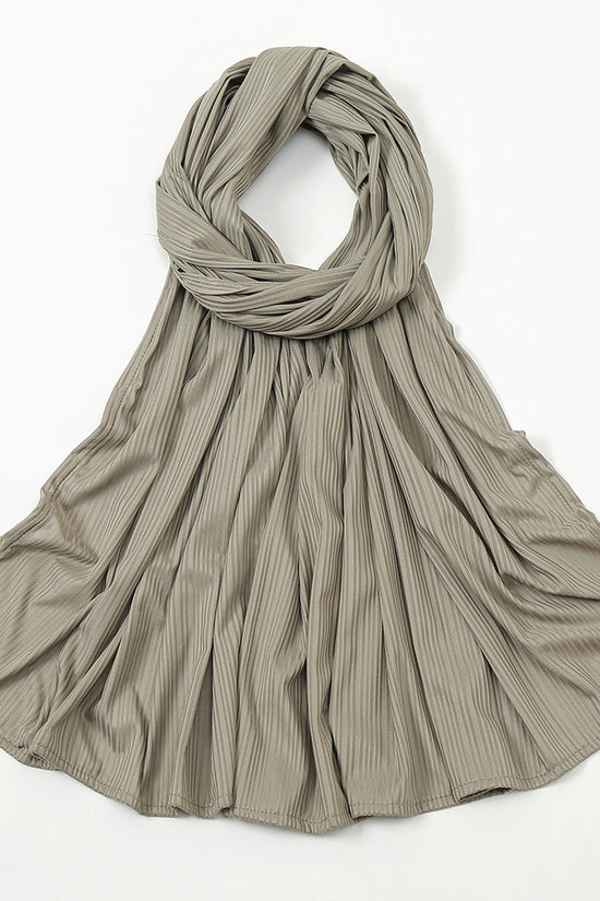 Women's Knitted Thread Cotton Striped Solid Color Scarf