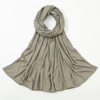 Women's Knitted Thread Cotton Striped Solid Color Scarf - DanaFashionstore