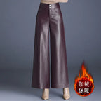 High Waist Thickened Loose Big Leg Straight All-matching Wide Leg Pants For Women - DanaFashionstore