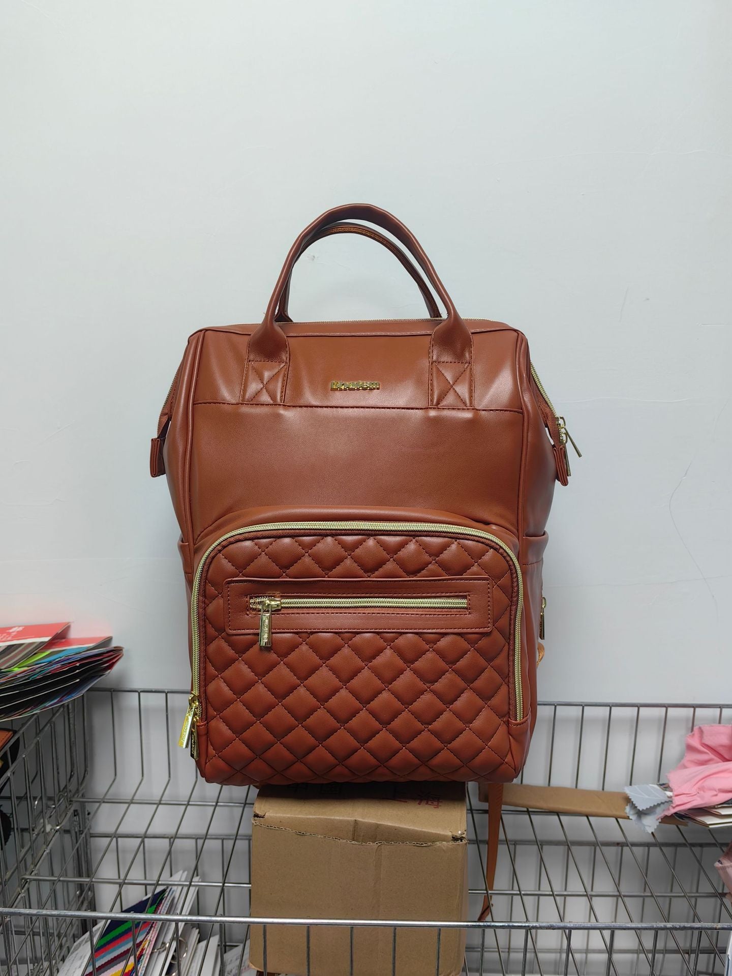 Solid Color Waterproof Fashion All-match Portable Backpack - Dana Fashion