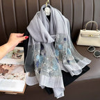 Elegant All-match Embroidered Summer Sunscreen Scarf - DanaFashionstore