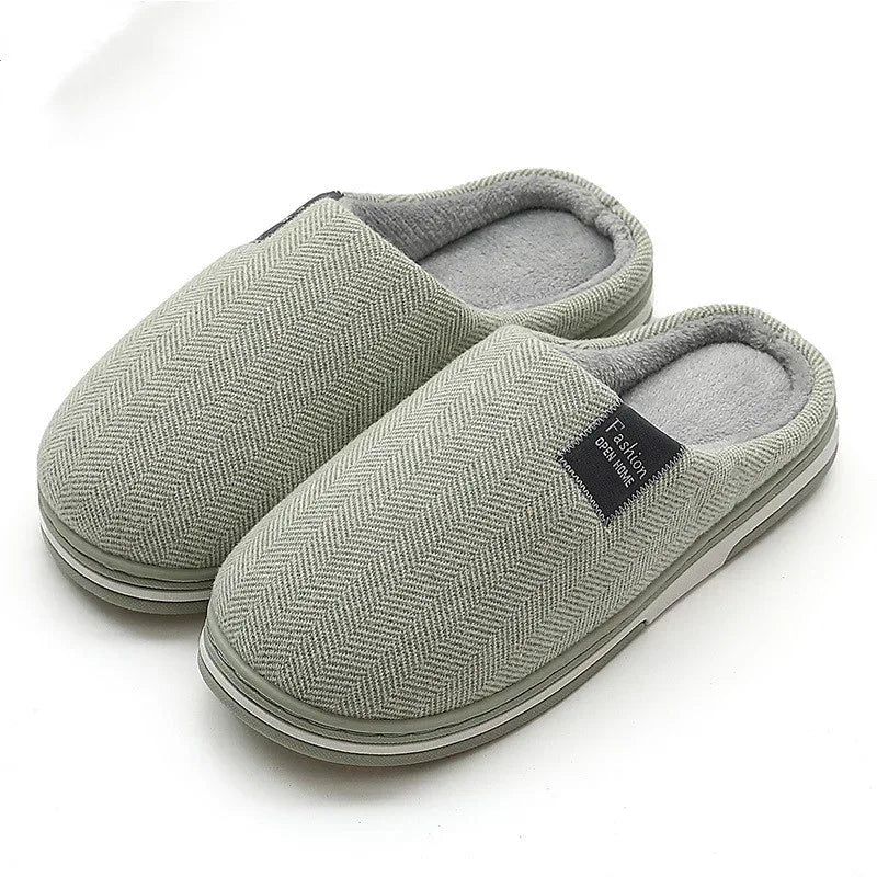 Low-heeled Warm Confinement Suede Slippers - DanaFashionstore