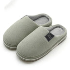 Low-heeled Warm Confinement Suede Slippers - DanaFashionstore
