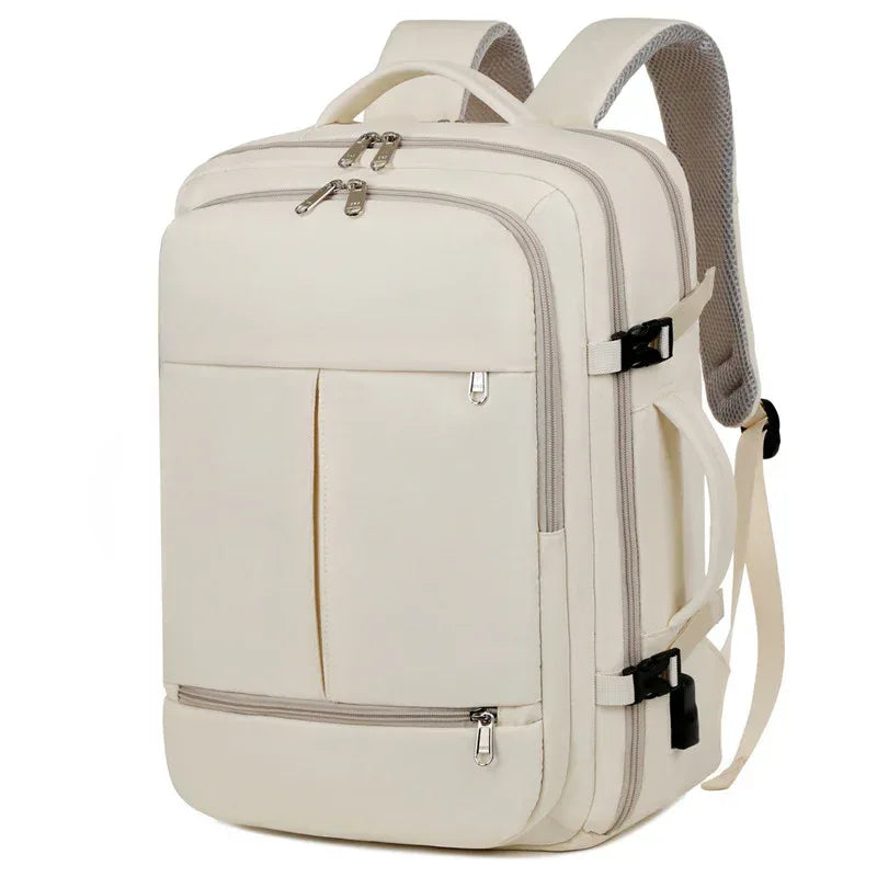 Large Capacity Backpack For Women Men Multiple Pockets And Zippers Versatile Computer Bags Business Travel Backpack - DanaFashionstore