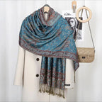 Bohemian Vintage Tassel Cashew Embroidery Ethnic Style Talma - DanaFashionstore