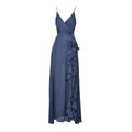 V-Neck High Waist Ruffle Dress 2026 - Irregular Slit Summer Dress - DanaFashionstore