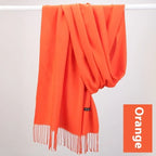 Pure Color Warm Keeping Scarf All-match Cashmere Shawl - DanaFashionstore