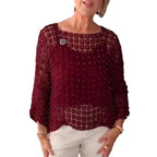 Womens Stylish Casual Top With A Sophisticated High-end Vibe